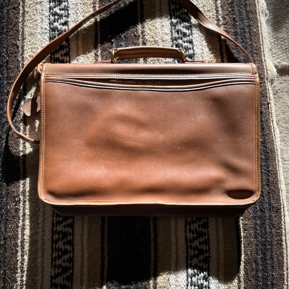Vintage coach leather briefcase made in USA - Picture 2 of 8